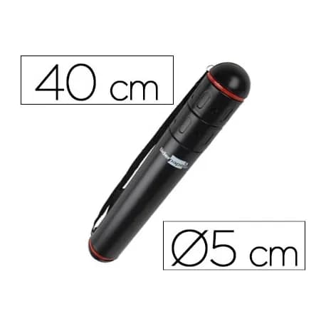 Liderpapel Portaplanos plastico liderpapel diametro 5 x 40 cm no extensible negro