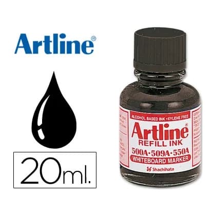 Artline Tinta artline para rotulador pizarra blanca 500a bote 20 ml