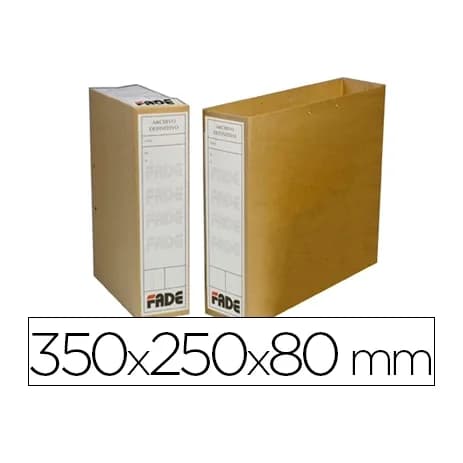Fade Bolsa archivo definitivo fade folio kraft bicolor