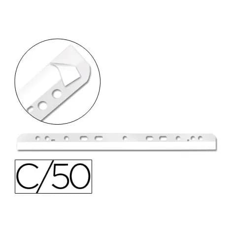Q-connect Tira multitaladro autoadhesiva q-connect para documentos a4 y a5 pack de 50 unidades