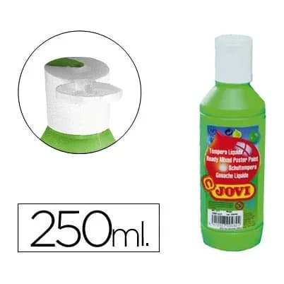 Tempera liquida jovi escolar 250 ml verde medio