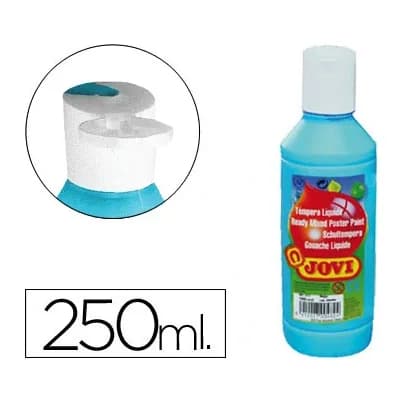 Jovi Tempera liquida jovi escolar 250 ml cyan