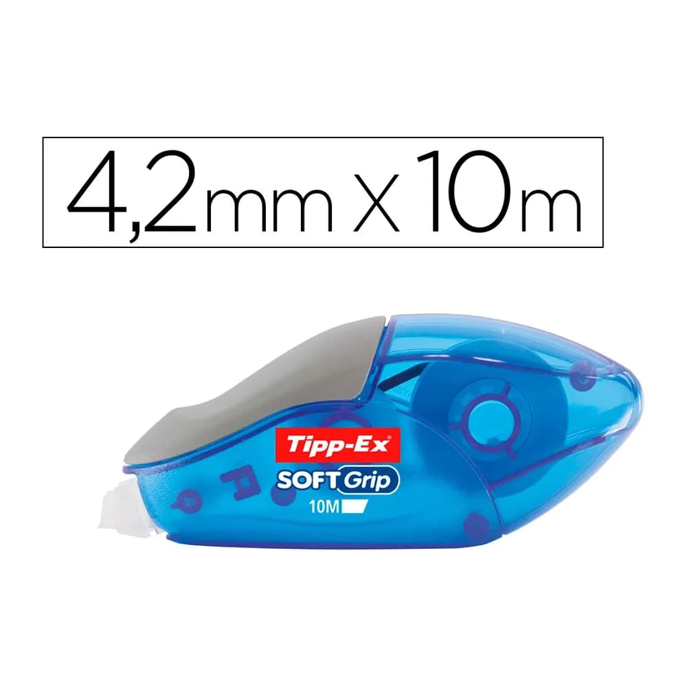 Tipp-ex Corrector tipp-ex cinta soft grip 4,2 mm x 10 mt