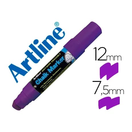 Artline Rotulador artline pizarra verde negra epw-12 mm color violeta