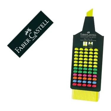 Faber castell Rotulador faber castell fluorescente textliner 48 expositor 60 unidades colores surtidos