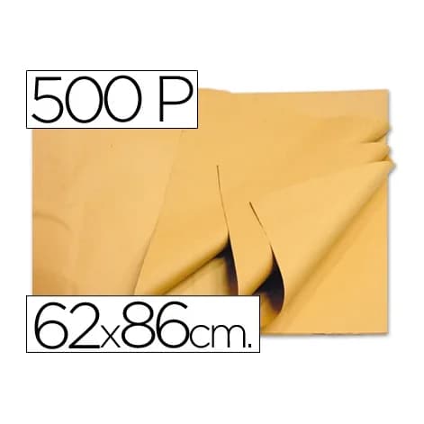 Papel manila de 62 × 86 cm, paquete de 500 hojas – Crema