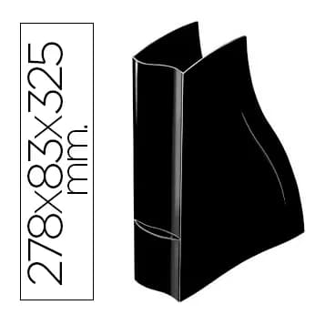 Cep Revistero cep ellypse greenspirit plastico negro 278 x 83 x 325 mm.