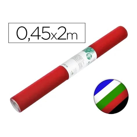 Liderpapel Rollo adhesivo liderpapel unicolor colores surtidos rollo de 0,45 x 2 m