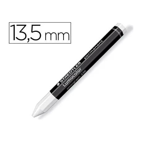 Staedtler Cera staedtler para marcar blanco lumocolor permanente omnigraph 236 caja de 12 unidades