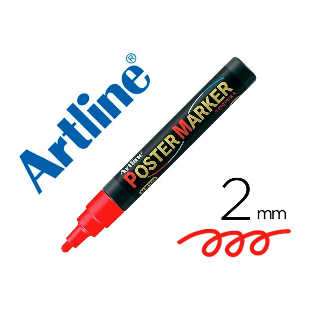 Artline Rotulador artline poster marker epp-4 punta redonda 2 mm