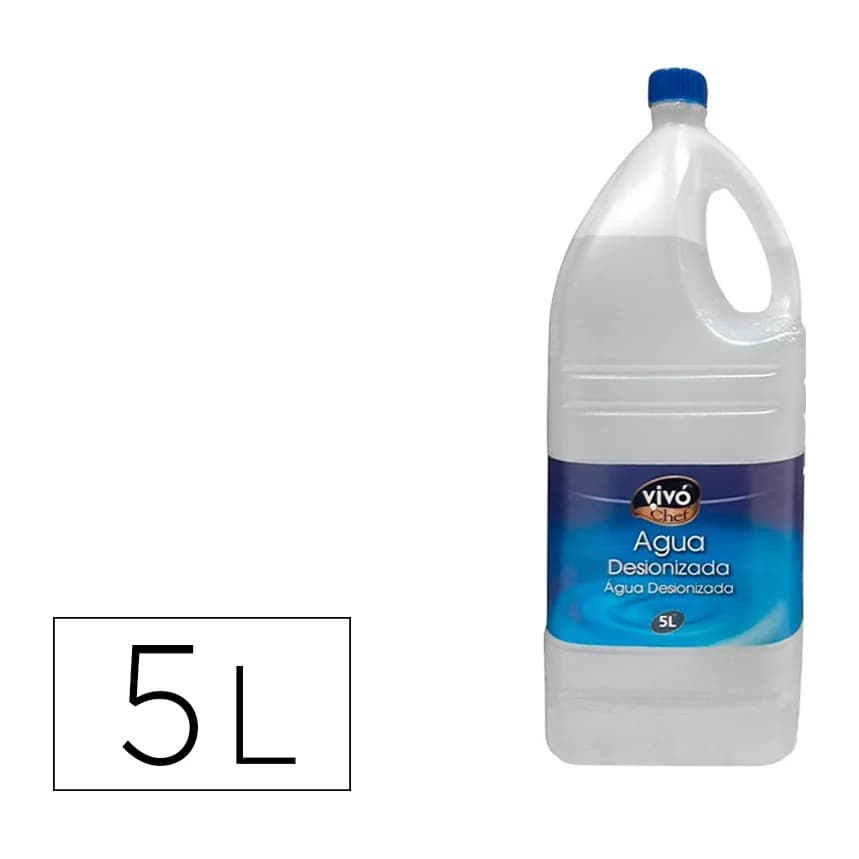 Vivochef Agua desionizada vivochef garrafa 5l