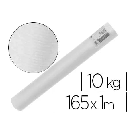 Liderpapel Papel kraft verjurado liderpapel blanco ancho 1 m longitud 165 m gramaje 60 gr peso 10 kg