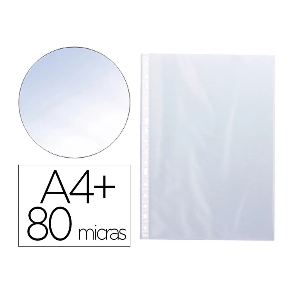Q-connect Funda multitaladro q-connect 80 mc cristal bolsa de 10 unidades