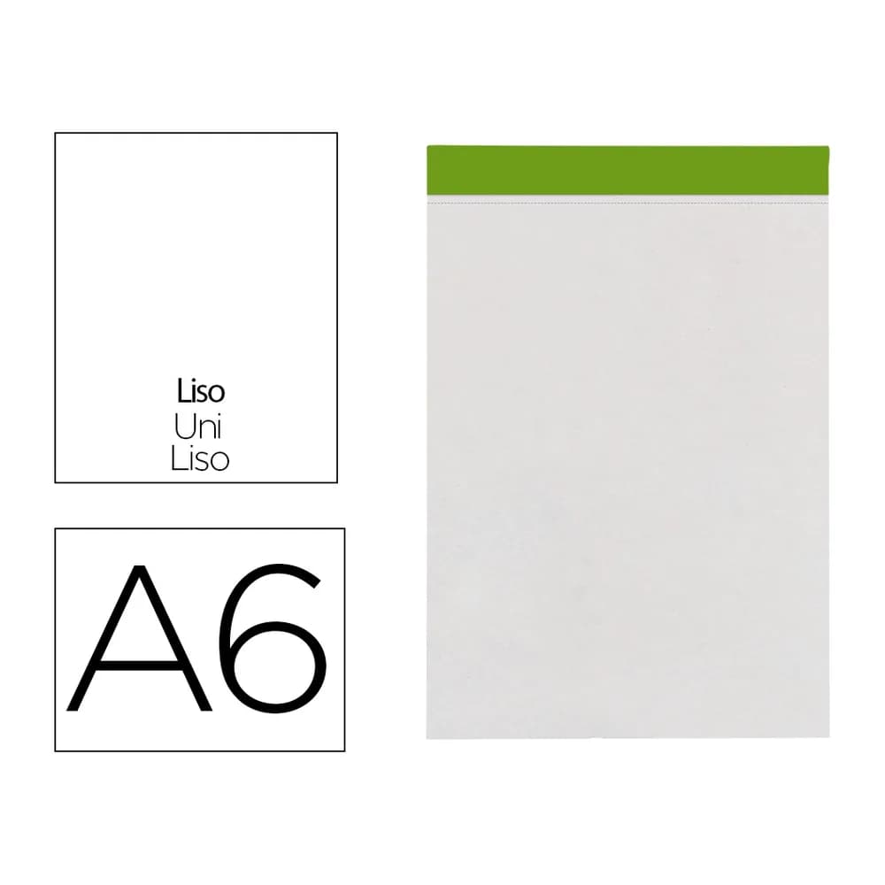 Liderpapel Bloc notas liderpapel liso 80 hojas perforado sin tapa