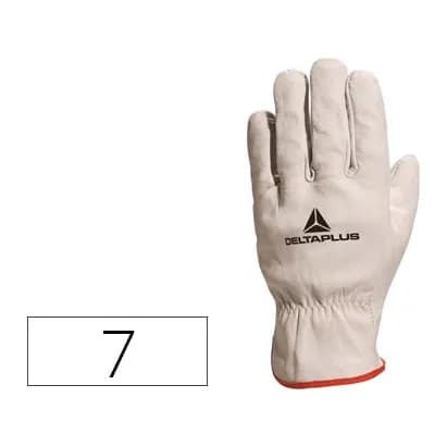 Deltaplus Guantes deltaplus piel vacuno especial para todo tipo de trabajos el mas vendido del mercado talla 7