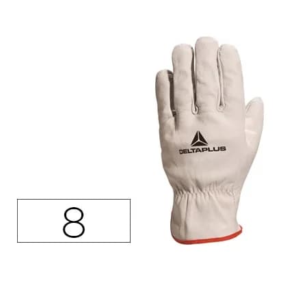 Deltaplus Guantes deltaplus piel vacuno especial para todo tipo de trabajos el mas vendido del mercado talla 8