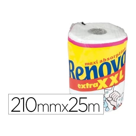 Renova Papel de cocina renova xxl maxi ultra absorbente 2 capas 28,8 mt