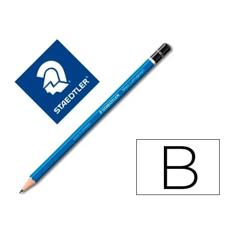 Staedtler Lapices de grafito staedtler mars lumograph 100 b unidad