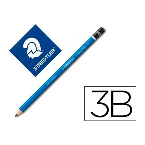 Staedtler Lapices de grafito staedtler mars lumograph 100 3b unidad