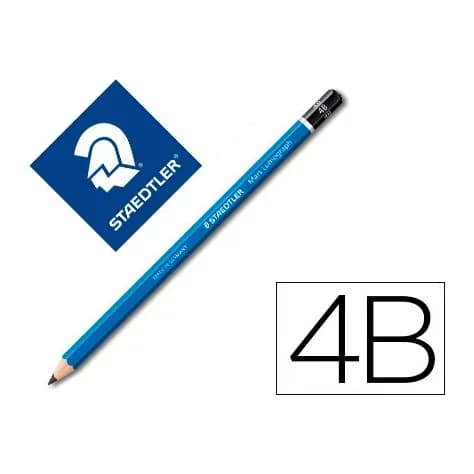 Staedtler Lapices de grafito staedtler mars lumograph 100 4b unidad