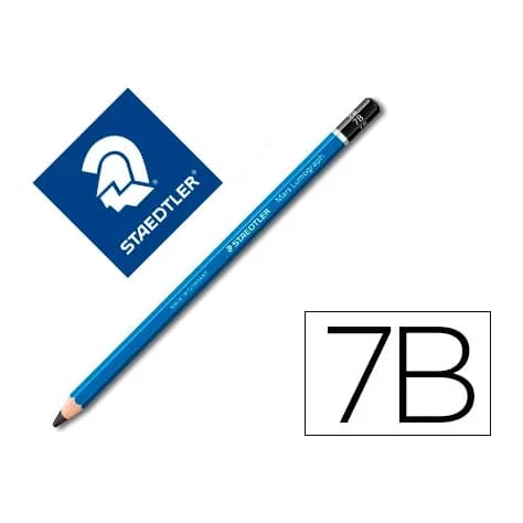 Staedtler Lapices de grafito staedtler mars lumograph 100 7b unidad