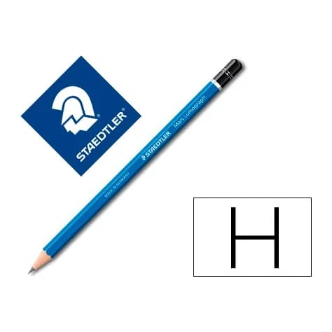 Staedtler Lapices de grafito staedtler mars lumograph 100 h unidad