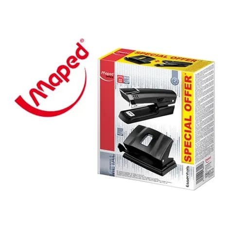 Maped Grapadora + taladradora maped essentials