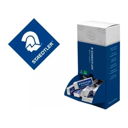 Staedtler Goma de borrar staedtler mars plastic 526/50 expositor de 40 unidades