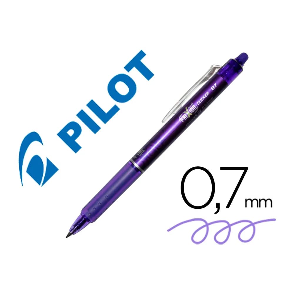 Pilot Boligrafo pilot frixion clicker borrable 0,7 mm color violeta
