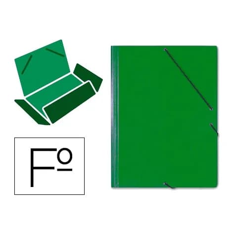 Saro Carpeta saro gomas tres solapas carton folio