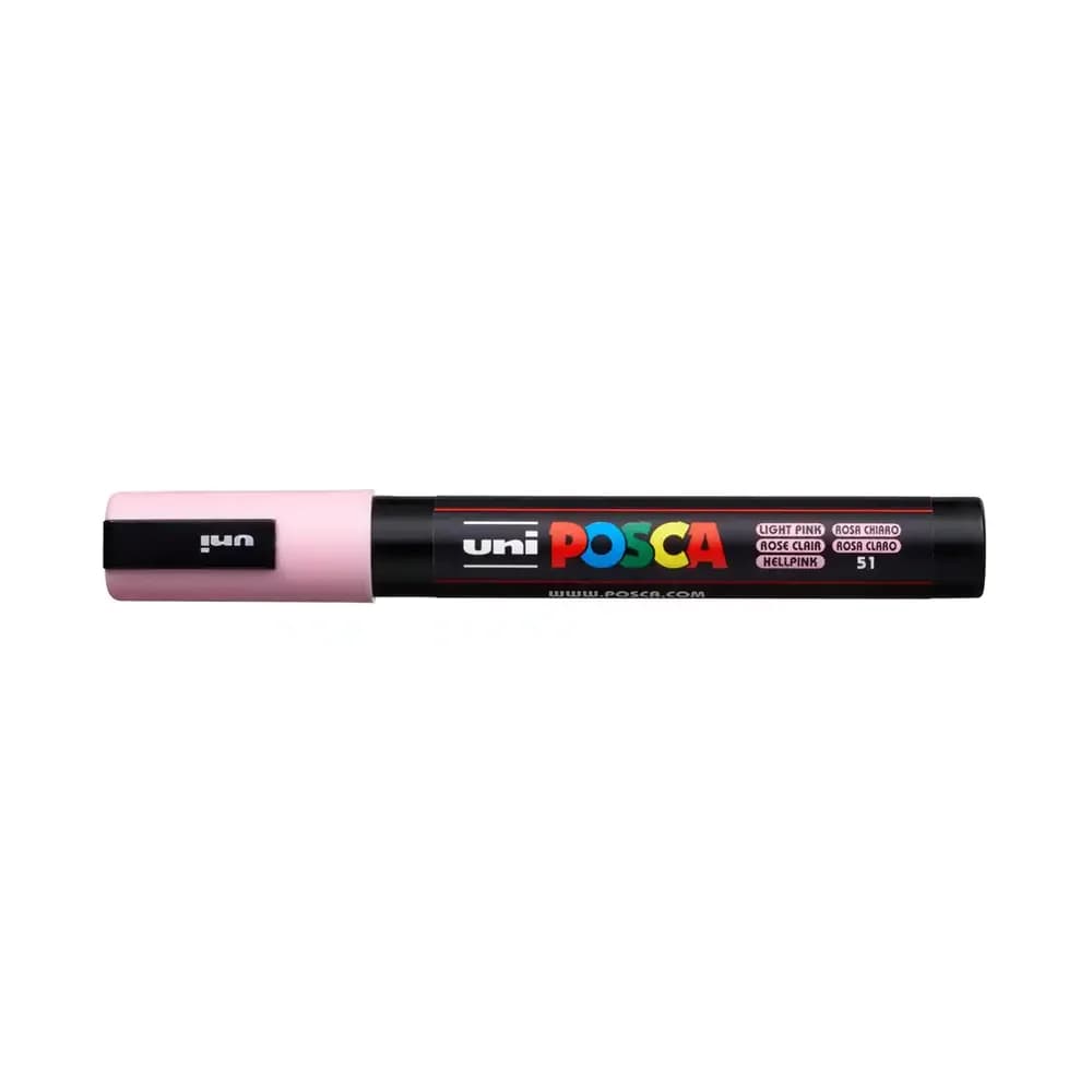 Posca Rotulador uni posca pc-5m marcador de pintura punta conica 1,8-2,5 mm rosa claro