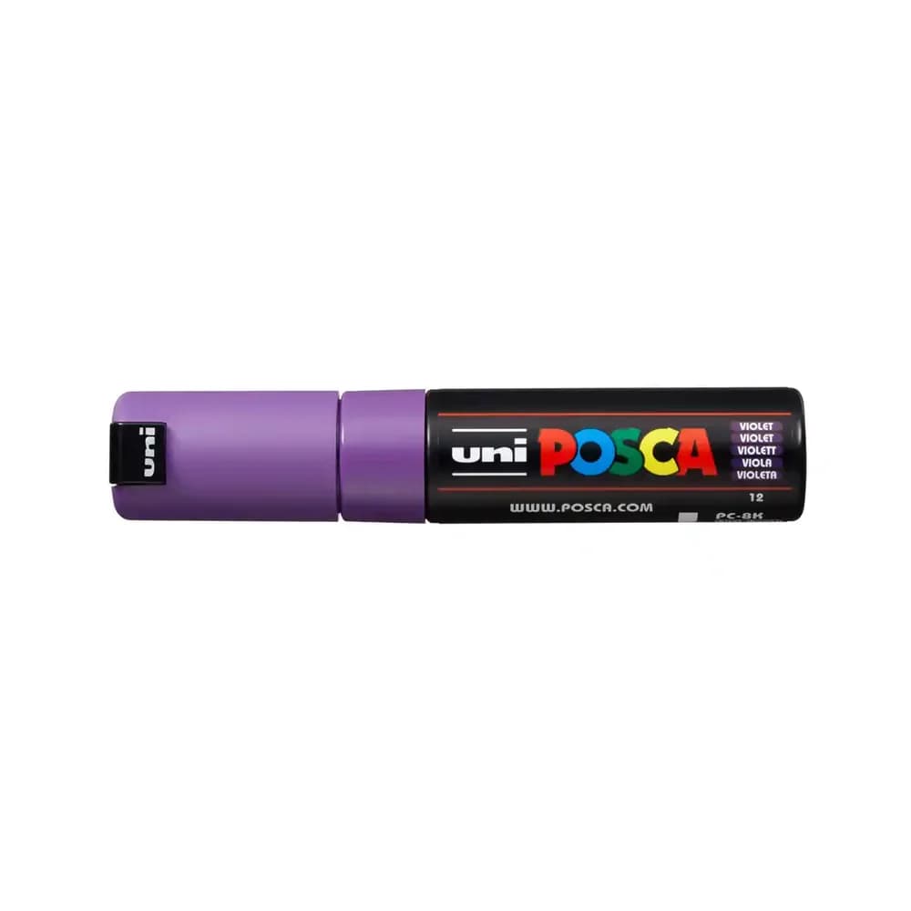 Rotulador uni posca 8 mm pc-8k violeta