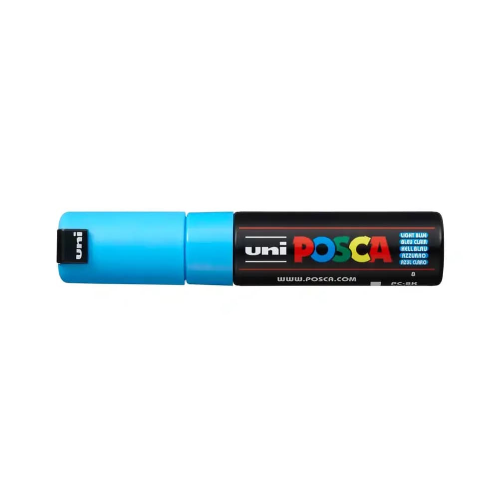 Rotulador uni posca pc-8k azul claro