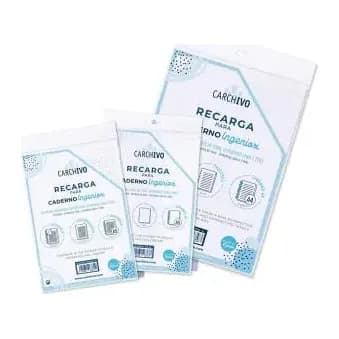 Carchivo Recambio carchivo para cuaderno ingeniox din a5 50 hojas liso