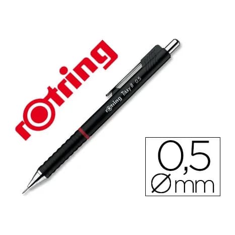 Rotring Portaminas rotring tikky 0,5 mm negro