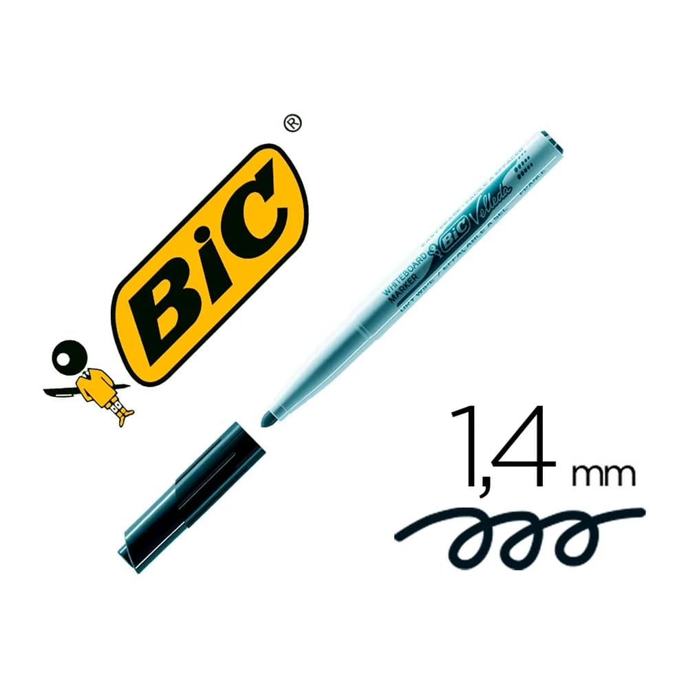 Bic Rotulador bic velleda para pizarra punta redonda 1,4 mm