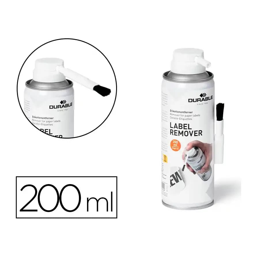 Durable Eliminador de etiquetas adhesivas durable label remover bote de 200 ml