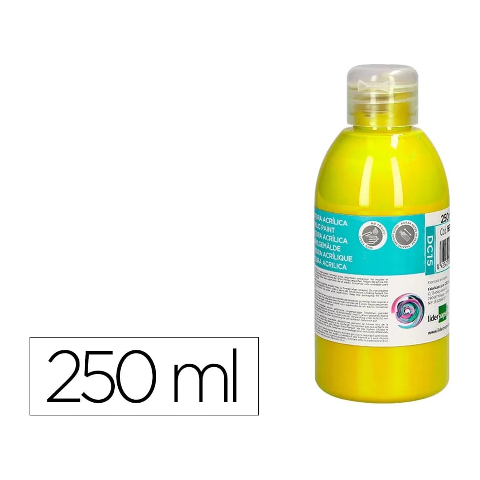 Liderpapel Pintura acrilica liderpapel bote de 250 ml