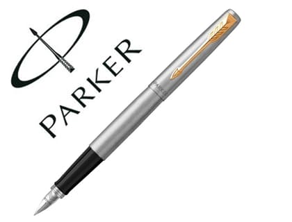 Parker Pluma Parker Jotter de acero GT con plumín F