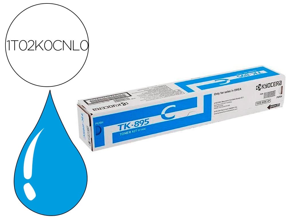 Kyocera Toner kyocera -mita tk895c fsc-8020mcp / 8025mcp / c8520 / c8525 laser cian tk895c