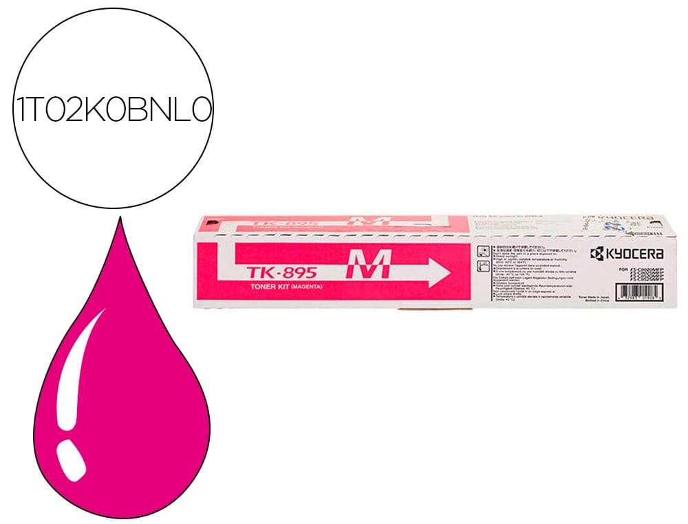 Kyocera Toner kyocera -mita tk985m fsc-8020mcp / 8025mcp / c8520 / c8525 laser magenta tk895m