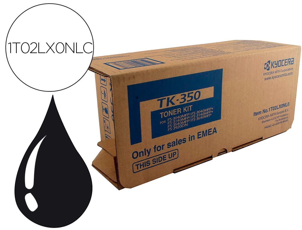 Kyocera Toner tk-350 kyocera -mita fs-3920dn negro