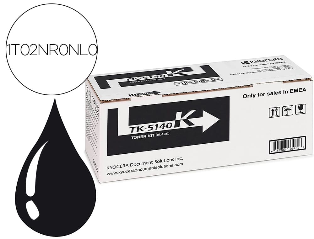 Kyocera Toner tk-5140k kyocera ecosys m6530cdn, m6530cdn/kl3, p6130cdn, p6130cdn/kl3 negro tk5140