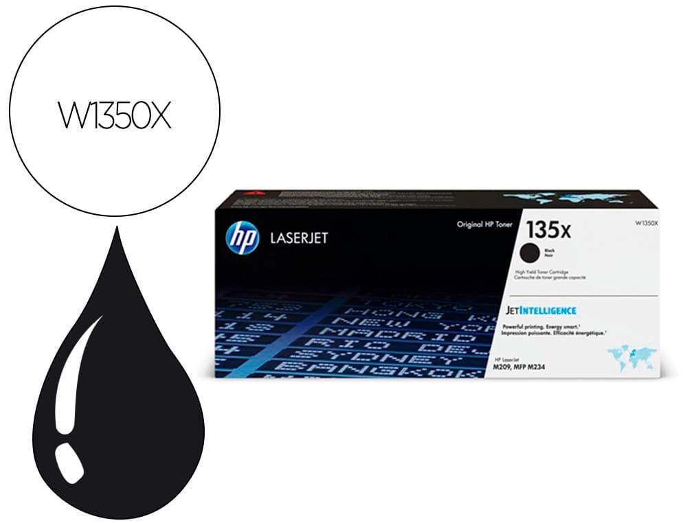 Hp Toner hp 135x laserjet m209 / mfp m234 negro 2400 paginas