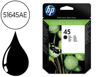 Hp Ink-jet hp deskjet 710c 720c 810c 815c 850 870 880c 890c 895cxi 930c 950 1180c 1280 16 00c 960 970 1100c n.45 negro