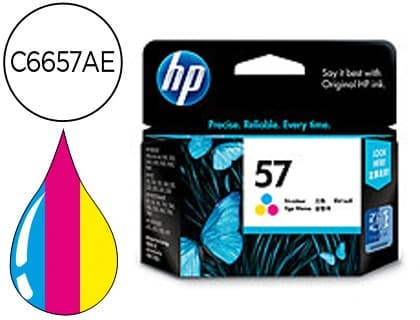 Hp Ink-jet hp dj450 5150 5550 560 0 5650 5152 7150 5800 5850 9650 9670 9680 9680sp photosmarrt100 n.57 tricolor 17ml.
