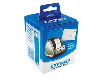 Dymo Etiqueta adhesiva dymo 99012 -tamaño 89x36 mm para impresora 400 260 etiquetas uso direcciones papel c/2