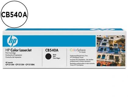 Hp Toner hp cb540a color laserjet cp-1215/cp-1515/cp-1518 negro with colorsphere -2200pag-