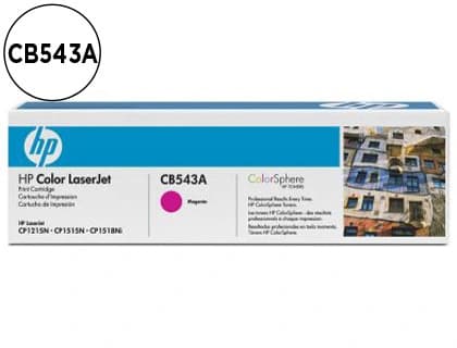 Hp Toner hp cb543a color laserjet cp-1215/cp-1515/cp-1518 magenta with colorsphere -1.00pag-