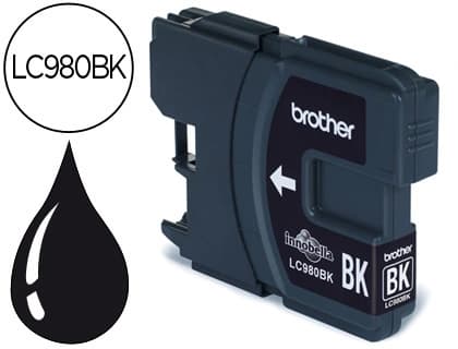 Brother Ink-jet brother lc-980bk dcp-145/dcp-165/mfc-250/mfc- 290 negro